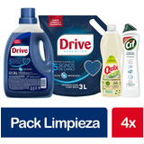 Drive Pack Detergente Líquido + Recarga + Quix + Cif