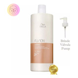 Shampoo Wella Fusion 1 Litro 2 Brindes (valvula Pump+1)