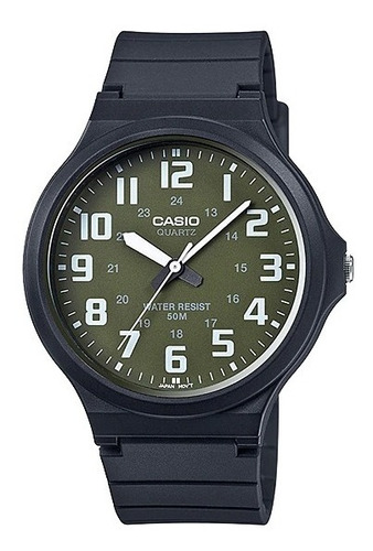 Relógio Casio Masculino Branco Analógico Mw-240-3bvdf