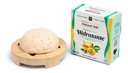 Shampoo Solido Hidratante Meraki Natural Hair X 65 Gr