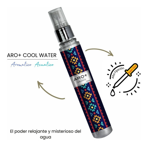 Perfume Caballero 75ml Aro+ Cool Water Esencia Alta Fijación