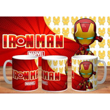 Taza - Tazón De Ceramica Sublimada Marvel: Iron Man