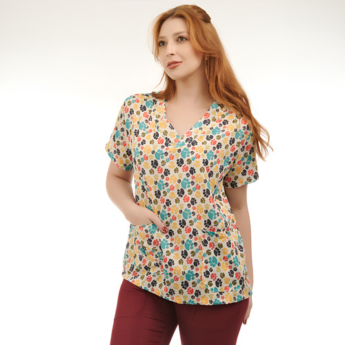 Pijama Cirurgico Scrub Microfibra Gabardine Estampado