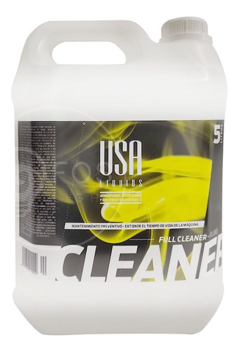 Liquido Para Limpeza Maquina De Fumaça Usa Cleaner 5 Litros