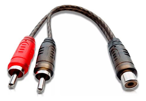 10 Piezas D Cable Rca 1 Hembra 2 Machos Rockseries Rks-ymx10