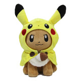 Peluche De Eevee Disfrazado De Pikachu De La Serie Pokemon