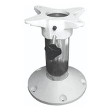 Base Pedestal Para Butaca Nautica Giratoria Aluminio - 20 Cm
