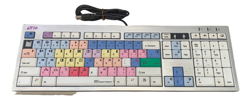 Teclado Avid Logickeyboard Lxh-jme7596h ( Faltando Teclas )