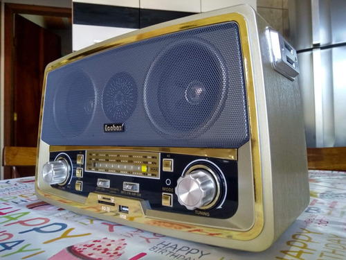 Rádio De Mesa Ecobaz Eb-1717bt