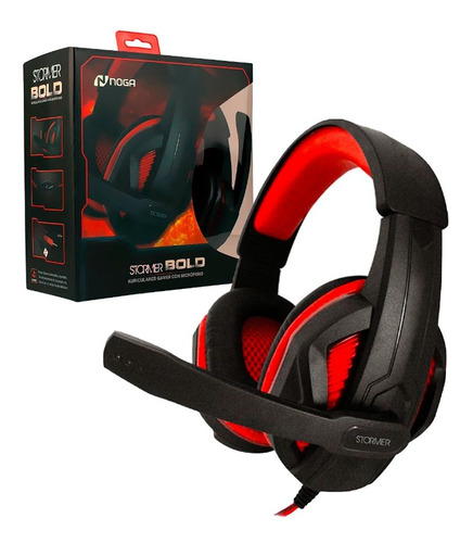 Auricular Gamer Pc Ps4 Usb Con Micrófono Led St-bold Noga