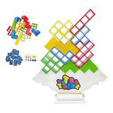 Juego De Equilibrio Educativo Torre Tetris 48 Bloques