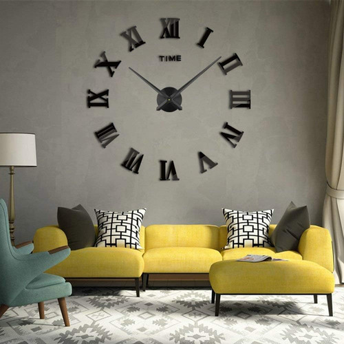 Reloj De Pared 3d Diy, Timelike De 1 M, Moderno, Sin Marco,