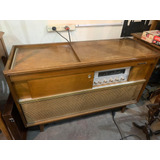 Combinado Radio Tocadisco Ken Brown Original. Mueble Vintage