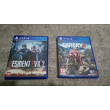 Resident Evil 2 Remake Farcry 4 Playstation 4