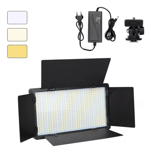 Lampara Fotografica Profesional 600 Led Bicolor 3200-6500k