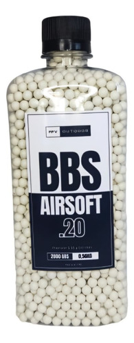 Bbs Airsoft Balines Plásti 6mm 0.20 Mfv Outdoor 2800 0,56kg