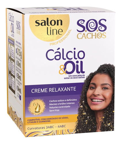 Relaxamento Salon Line Calcio & Oil Sos Cachos