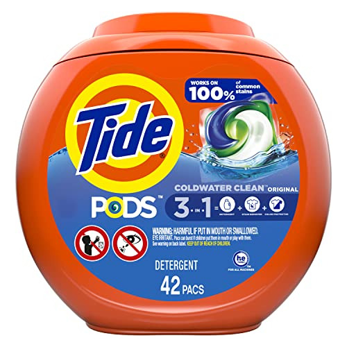 Tide Pods 42 Cápsulas De Detergente Para Lavar La Ropa