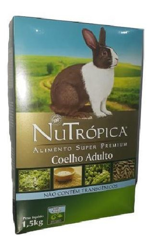 Ração Nutrópica Para Coelho Adulto 1.5kg