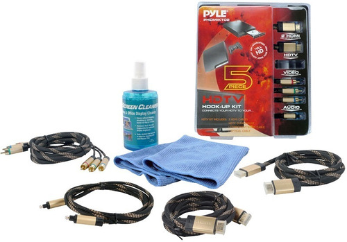 Kit De Cables Hdtv Pyle Phdmikt02