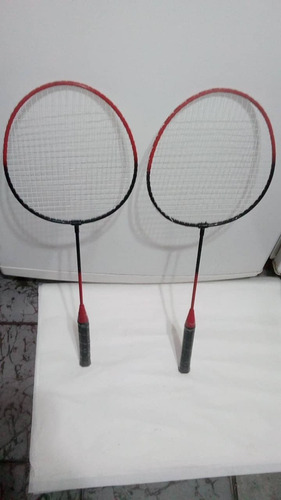Raquetas Badminton De Metal Y Encordado De Plastico De Niños