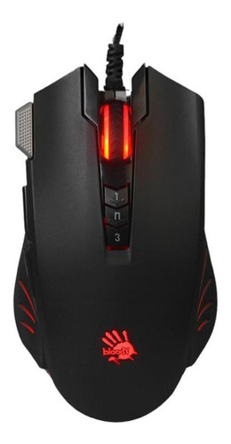 Mouse Gamer Bloody V9ma 4000 Dpi Metal Com Fio 9botoes Preto