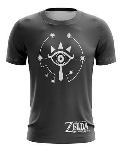 Playera Sublimada Infantil Zelda Negro