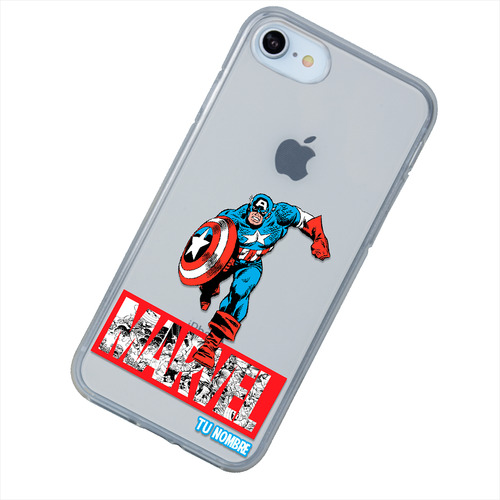 Funda Para iPhone Marvel Capitán América  Personalizada