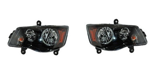 Par Juego Faros Chrysler Town & Country 2008 - 2016 Hjk