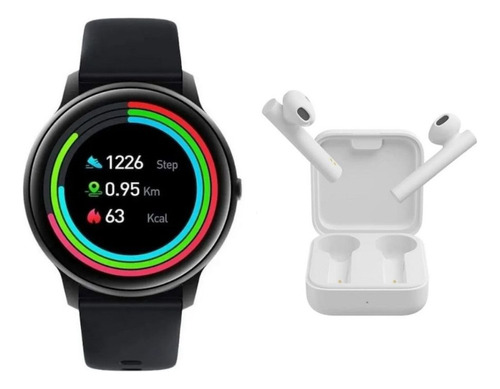 Smartwatch Reloj Imilab Kw66 + Auricular Xiaomi Bhr4089gl