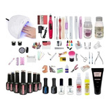 Kit Inicial X86u Completo Uñas Polygel Deco Art Cabina Torno