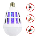 Lampara Foco Luz Led Mata Mosquitos Insectos 220v 2 En 1 E27