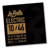 Encordado La Bella Hrs-r Guitarra Eléctrica 10-46 