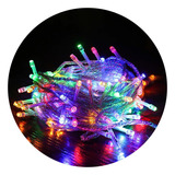 Guirnalda Luces 100 Led 9 Metros Multicolor Navidad Deco