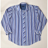 Camisa Ted Baker De Hombre A Rayas Azules En Talla Xl 