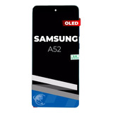 Pantalla Samsung A52 , A525 Oled Con Marco Azul