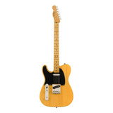 Guitarra Eléctrica Para Zurdo Squier By Fender Classic Vibe '50s Telecaster De Pino Butterscotch Blonde Brillante Con Diapasón De Arce