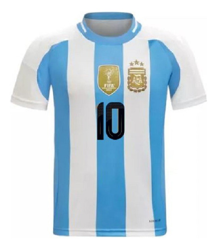 Camiseta Argentina Nueva 2024 Adultos Y Niños