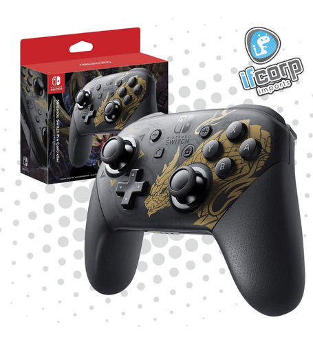 Control Nintendo Switch Monster Hunter Rise Pro Controller 