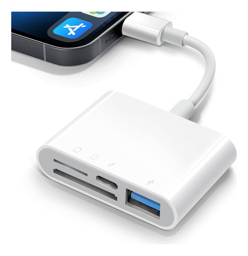 Adaptador Lector De Tarjeta Sd Tf Para Lightning iPad iPhone