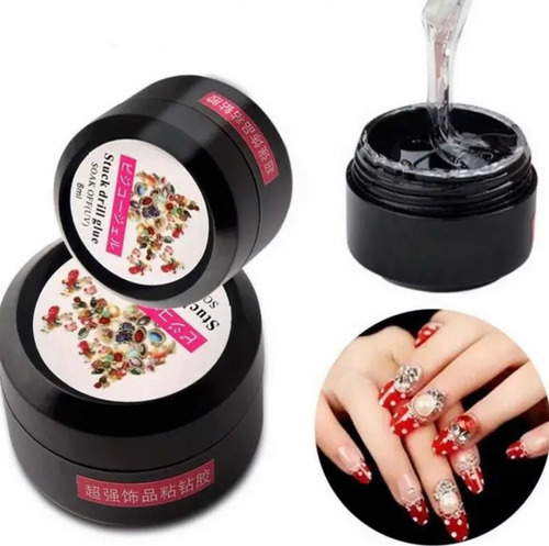 Pegamento Gel/uv Para Cristales O Strass  De Uñas