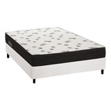 Cama Box Casal: Colchão D45 Ortobom Light Saúde+base Crc Co