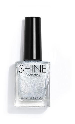 Glitter Silver Esmalte Shine Cosmetics - mL a $600