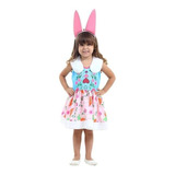 Fantasia Enchantimals Infantil Coelha Bree Bunny Com Orelhas