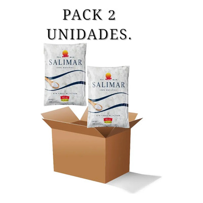 Sal De Mar Gruesa Natural Milaz Sin Yodo Ni Flúor 1 Kg | MercadoLibre