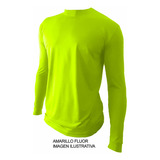 Remera Dry Manga Larga -deportiva Primer Piel Basic - Alfest