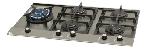 Fogao Cooktop Fischer 5q Platinium Prime Escovado