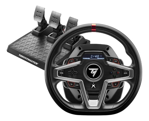 Thrustmaster T248x, Volante De Carreras Y Pedales Magnéticos