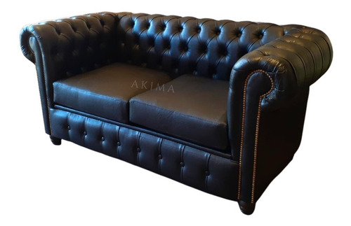 Sofa Sillón Chester Chesterfield 2 Cuerpos Directo De Fabric