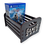 Organizador Case Para Games Caixa Jogos Ps3, Ps4, Ps5, Xbox 